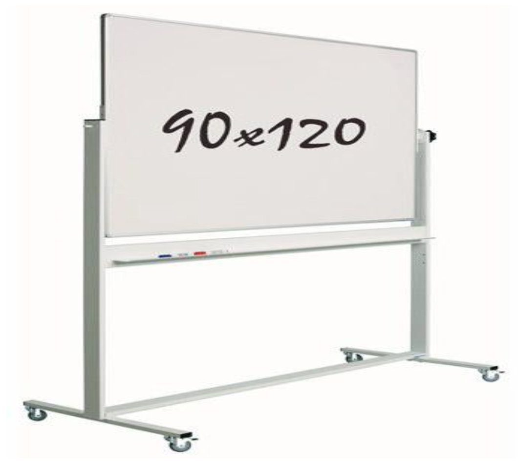 Tableau Magnétique Blanc Mobile Avec Roues